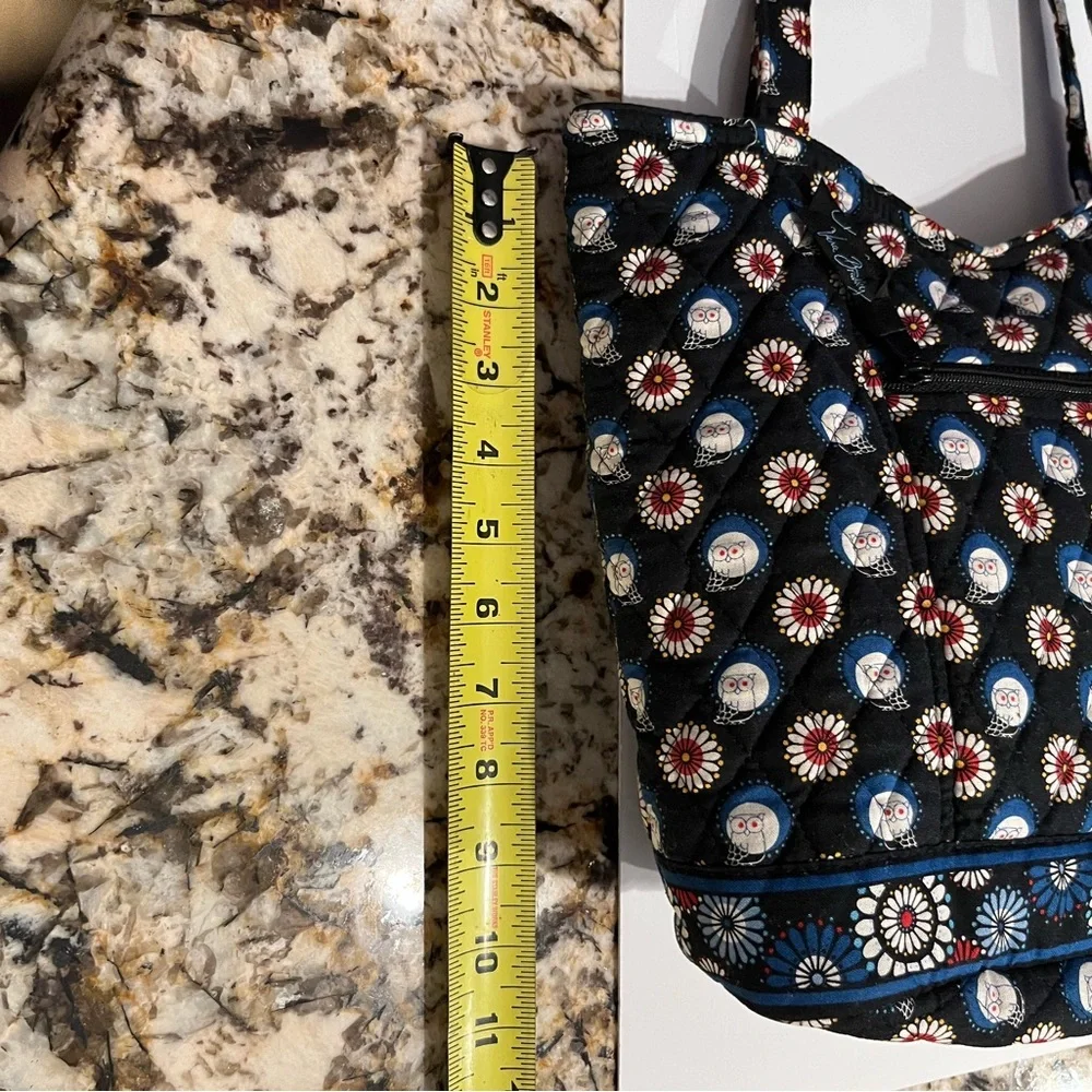 Vera Bradley Floral Patterned Tote Bag - Black and White